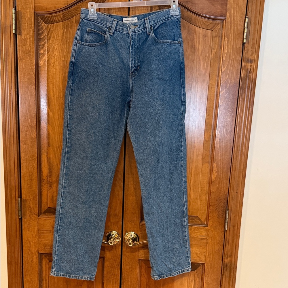 Evan Picone Straight Leg Blue Jeans